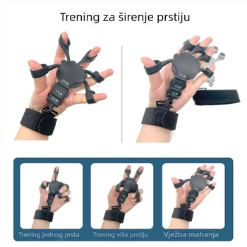 Silikonski trener za prste, uređaj za snagu hvata, napinjač zapešća, trener za vensku rehabilitaciju