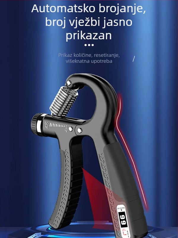 Uređaj za jačanje hvata za muškarce, profesionalni uređaj za treniranje snage ruke i prstiju, vježba sa grip loptom, fitness prsten za ruke