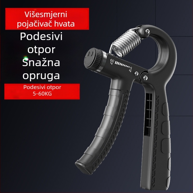Uređaj za jačanje hvata za muškarce, profesionalni uređaj za treniranje snage ruke i prstiju, vježba sa grip loptom, fitness prsten za ruke