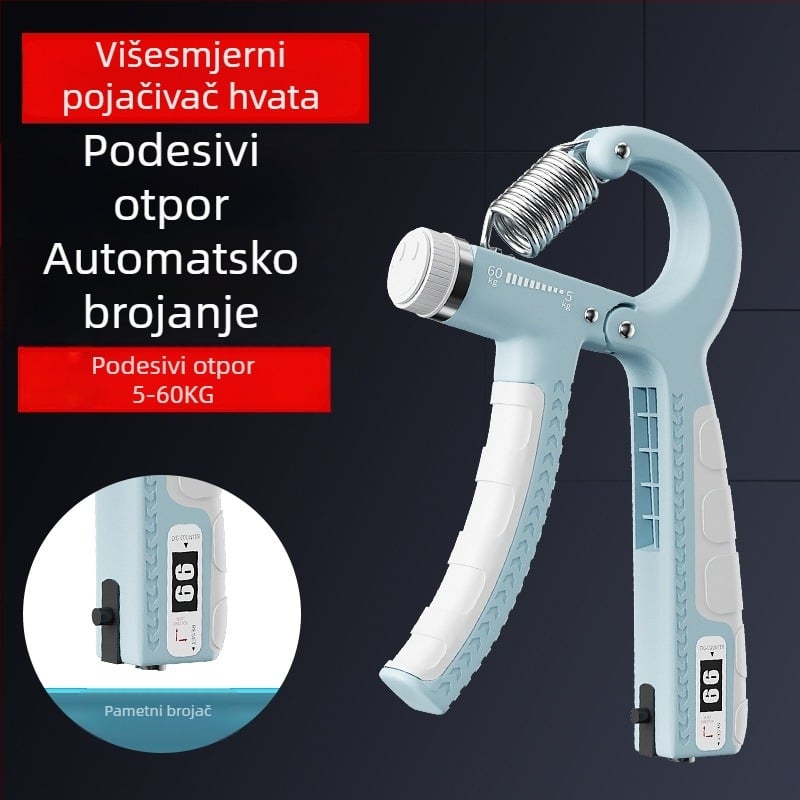 Uređaj za jačanje hvata za muškarce, profesionalni uređaj za treniranje snage ruke i prstiju, vježba sa grip loptom, fitness prsten za ruke