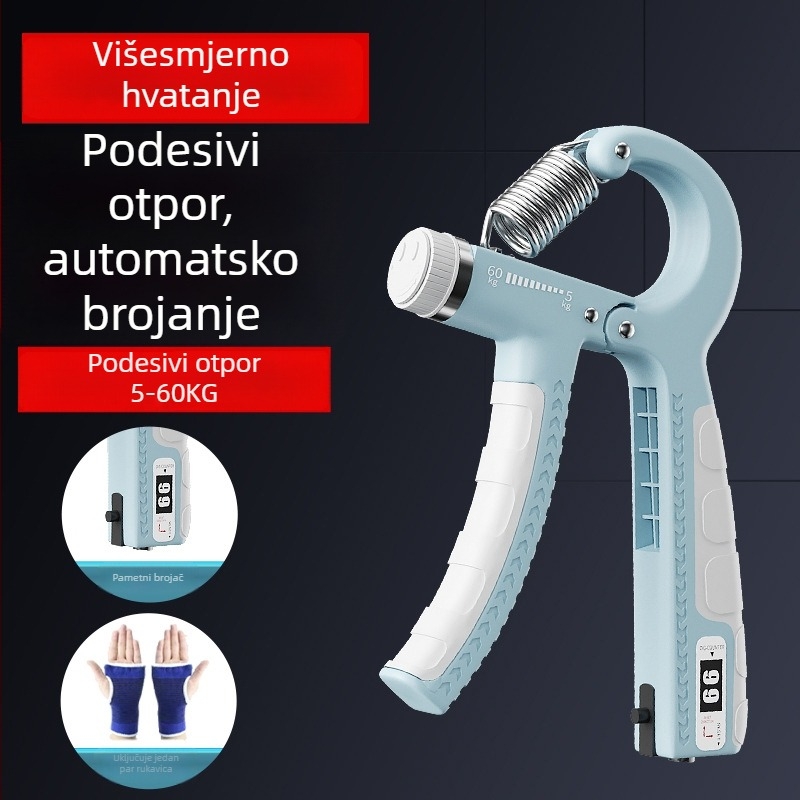 Uređaj za jačanje hvata za muškarce, profesionalni uređaj za treniranje snage ruke i prstiju, vježba sa grip loptom, fitness prsten za ruke