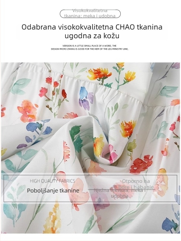 Korejski stil, bijela vintage cvjetna midi suknja za žene, ljeto, visoki pojas, A-linja, voluminozna