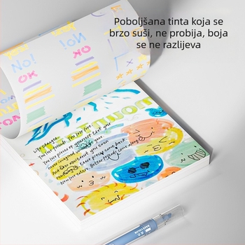 Brzo sušeći dvostruki marker s oba kraja, za bilješke i akvarel