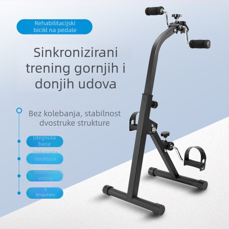 Rehabilitacijski pedalni trenažer s podesivim otporom za gornje i donje udove