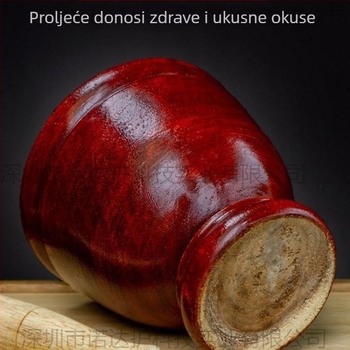 Drveni mojar i tučak za kućnu i komercijalnu upotrebu, tradicionalni kuhinjski alat za mljevenje i miješanje