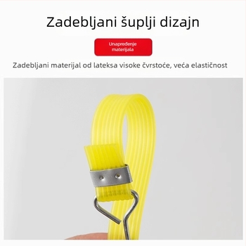 Elastični gumeni kaiš za učvršćivanje električnih vozila i motocikala, 20 mm širok, nosivost 8 kg