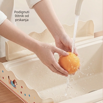Novi model zaštitne pruge protiv prskanja za kuhinjski sudoper, kupaonicu i perilicu rublja