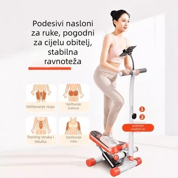 Hidraulički stepper za kućnu uporabu, tih kompaktan uređaj za oblikovanje nogu, fitness oprema