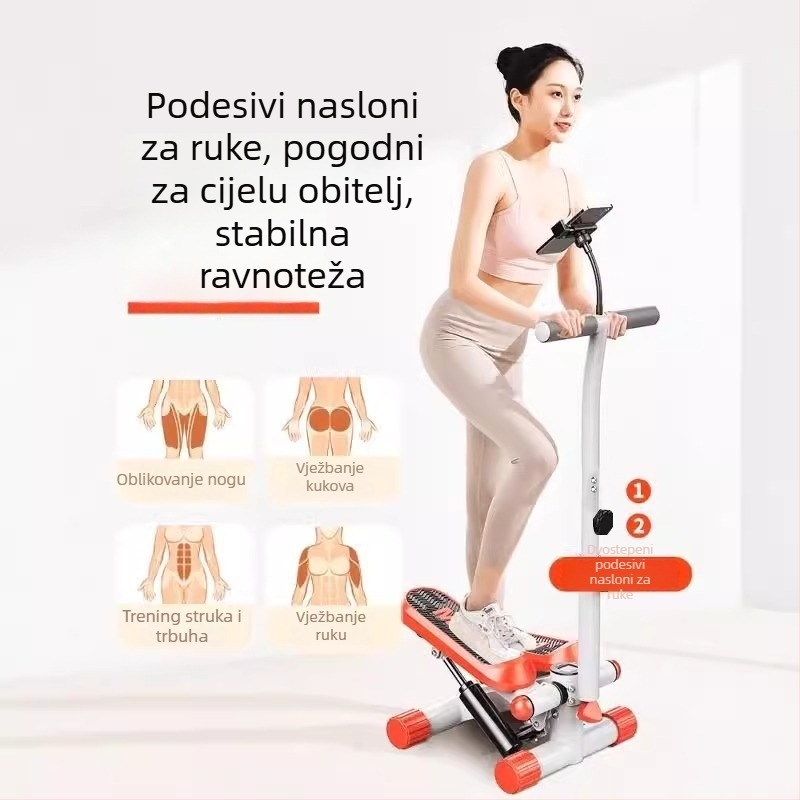 Hidraulički stepper za kućnu uporabu, tih kompaktan uređaj za oblikovanje nogu, fitness oprema