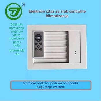 Huajiang HDF aluminijska legura, dvostruka mreža za zrak s daljinskim upravljačem