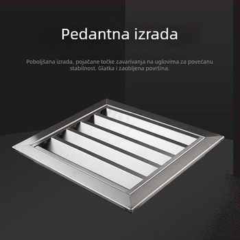 Lamela od nehrđajućeg čelika 304 za izlaz zraka i ventilaciju, dekorativno