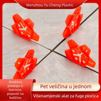 Višestruki nivelator pločica s petokrakom zvjezdom i križnim dijelom – poravnanje, pozicioniranje, brtvilo za fuge, postavljanje i učvršćivanje pločica