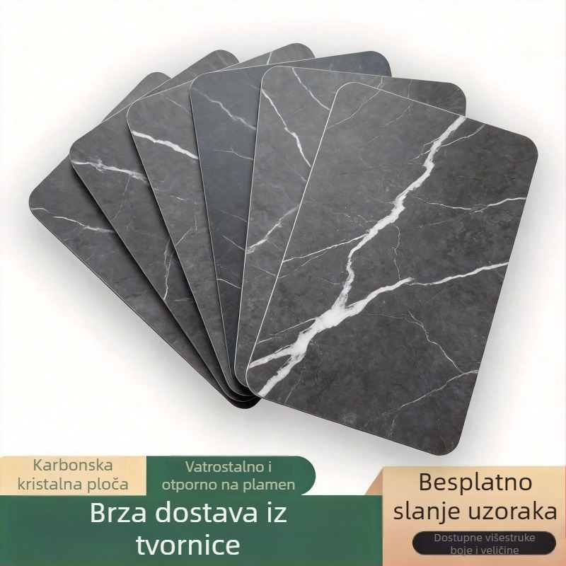 Mramorna karbon‑kristalna ploča s bezšivnim zidnim pločom, furnir drvenog pozadja zida, ploča imitacije kamena, bambus-drevna vlaknasta ploča, karbonna stijenska ploča