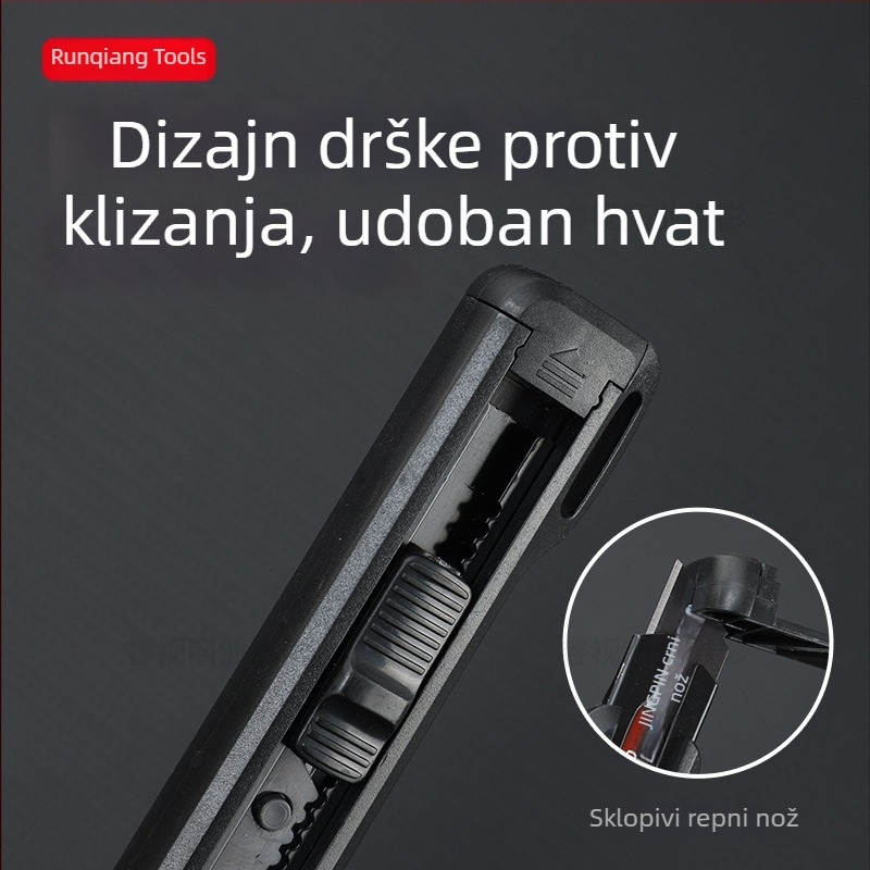 Fabricki prilagođeni višenamjenski nož s oštrim reznim rubom, veliki, industrijski ABS, debeo i izuzetno čvrst, alat za otvaranje kutija