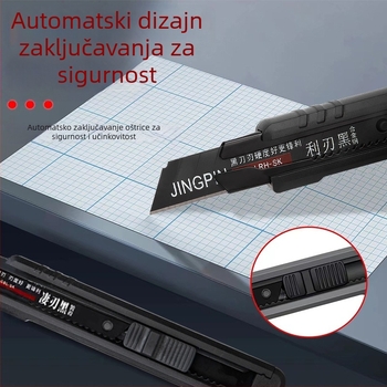 ojačani višenamjenski nož za tapete, rezanje papira i otvaranje paketa