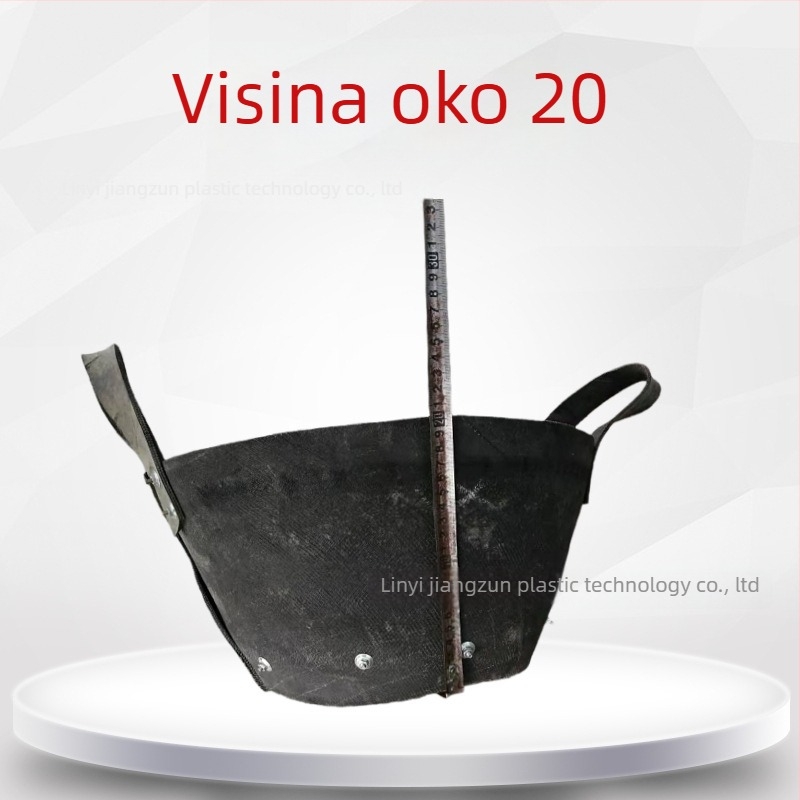 Gusta velika gumena kanta za cement na gradilištu, gumena kanta od pneumatika, vodootporna kalupa za beton