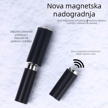 Višenamjenski alat za nokte s cat-eye efektom, zaštitni kućište, cilindrični jak magnet za kreativne uzorke