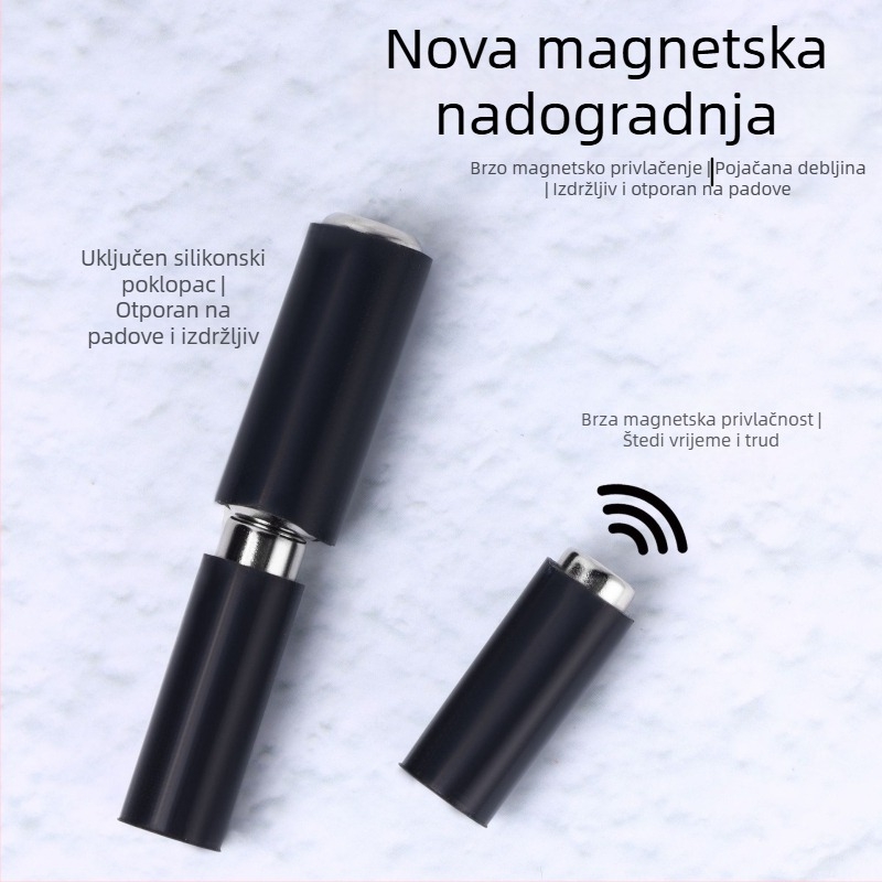 Višenamjenski alat za nokte s cat-eye efektom, zaštitni kućište, cilindrični jak magnet za kreativne uzorke