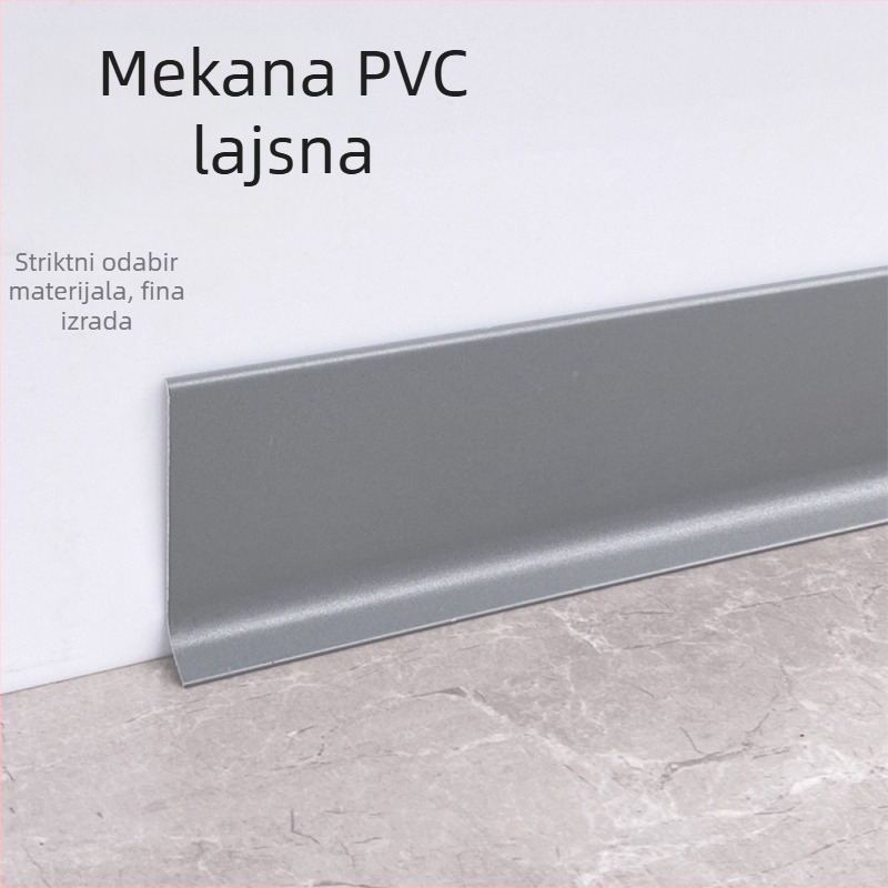 Mekana PVC lajsna za zid, samoljepljiva, dekorativni kutni trak, jedne boje, širine 5/8/10 cm