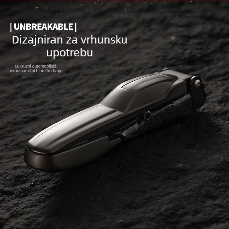Kreativni automobilni kliješta za nokte od nehrđajućeg čelika s kutijom protiv prskanja – veliki kliješta za manikuru