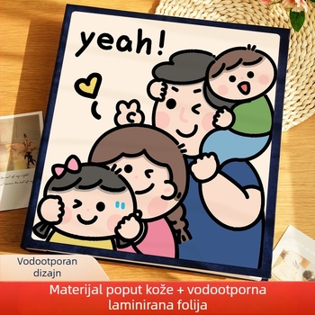 Fotoalbum s umetnutim stranicama, veličine 5/6/7 inča, pohranjivanje obiteljskih bebi fotografija, album za rast i uspomene