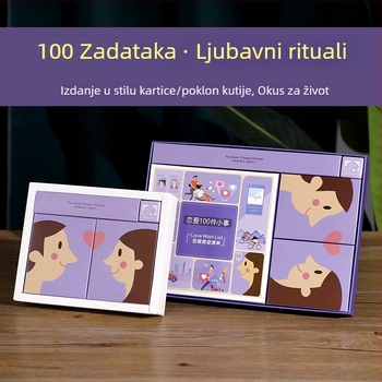 100 stvari koje parovi mogu raditi zajedno — foto-album od kartona, 50 stranica