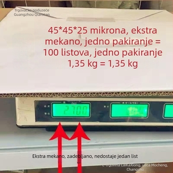 Debela mekana aluminijska folija za pećnicu – za kućnu i komercijalnu uporabu; pogodna za pečenje ribe, plodova mora i piletine.