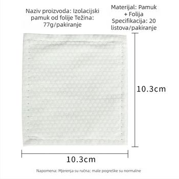 Toplotno otporna pamukna tkanina za trajnu s folijom, alati za frizerski salon