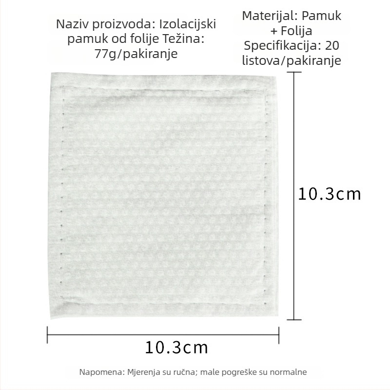 Toplotno otporna pamukna tkanina za trajnu s folijom, alati za frizerski salon
