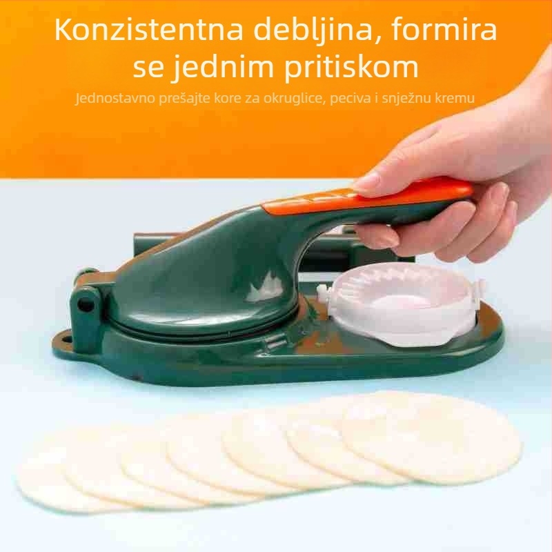 Kalup za tijesto za punjene knedle, ručni alat za pritisk i mali valjak za tijesto, kućna upotreba