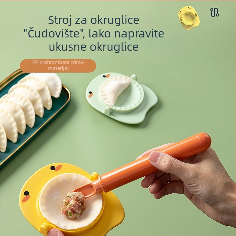 Set kalupa za knedle s cvjetnim uzorkom za kućnu upotrebu, preša za tijesto i jednostavan alat za oblikovanje knedli