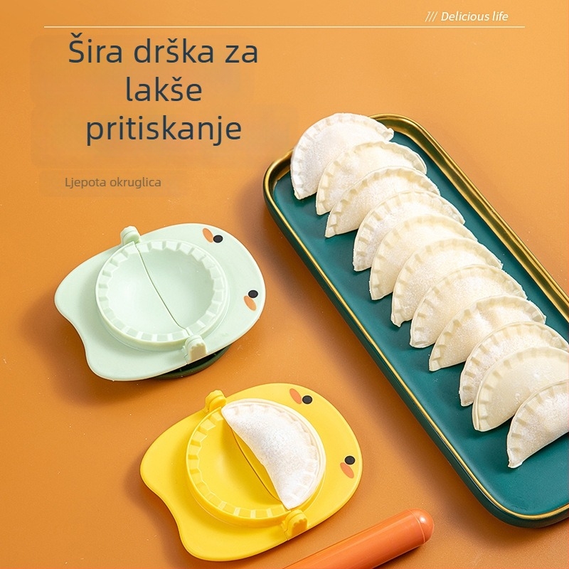 Set kalupa za knedle s cvjetnim uzorkom za kućnu upotrebu, preša za tijesto i jednostavan alat za oblikovanje knedli