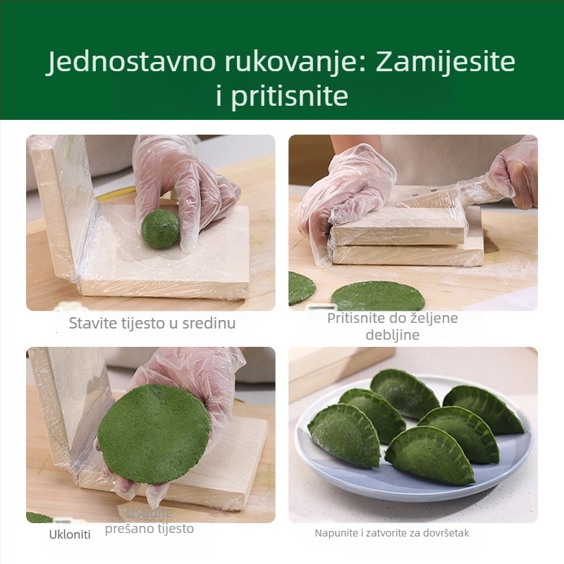 Kalup za tijesto od riže i alat za pritiskivanje tijesta za brzo i jednoliko oblikovanje.