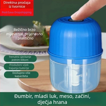 Ručna pritiska za češnjak, višenamjenski mlinač za češnjak i đumbir, mljevač mesa, mini kuhinjski sjeckalica češnjaka