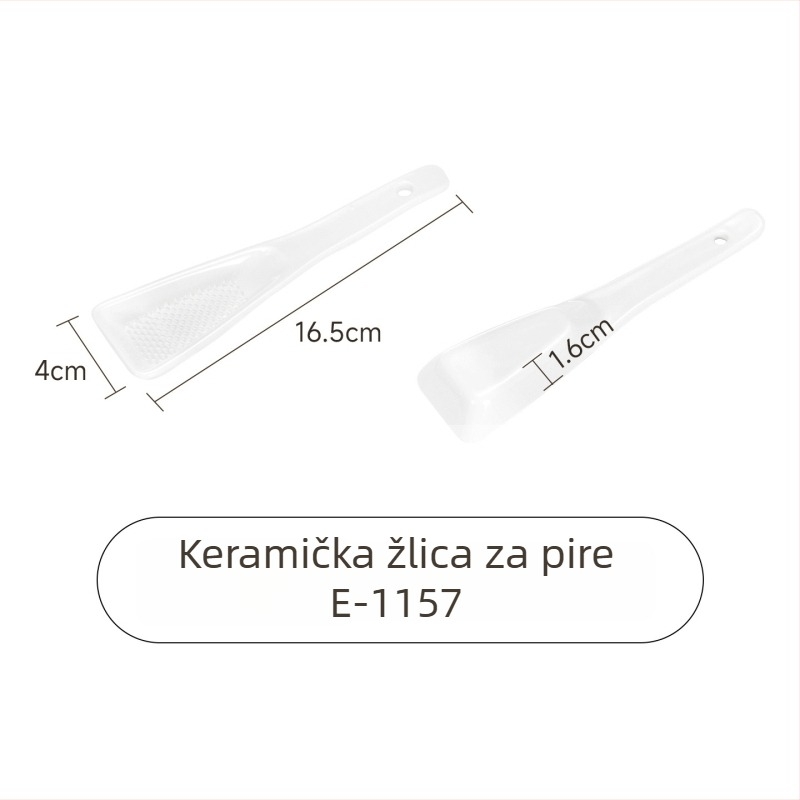Keramički mlin za đumbir i češnjak, ručni zdrobljivač za pastu, alat uz žlicu