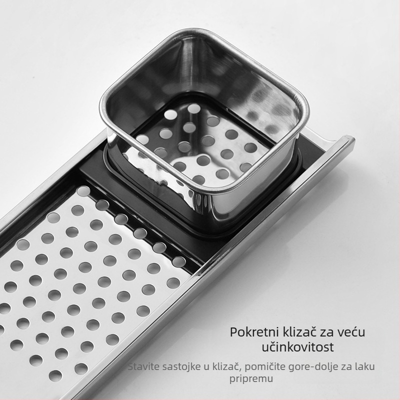 Nerđajući čelični alat za tjesteninu i knedle