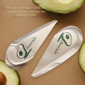 Višenamjenski kuhinjski alat za avokado i kiwi: oljuštivač avokada, oljuštivač kiwi, žličica za pulpu i alat za izvlačenje manga