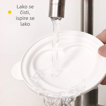 Plastični kalup za jaja u obliku srca sa poklopcem za mikrovalnu pećnicu