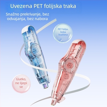 Morning Mg Light korektivna traka s malim valjkom, duljina 6 m, metalna glava valjka, izdrživo zamjenjivo jezgro, prozirno jezgro za korekciju