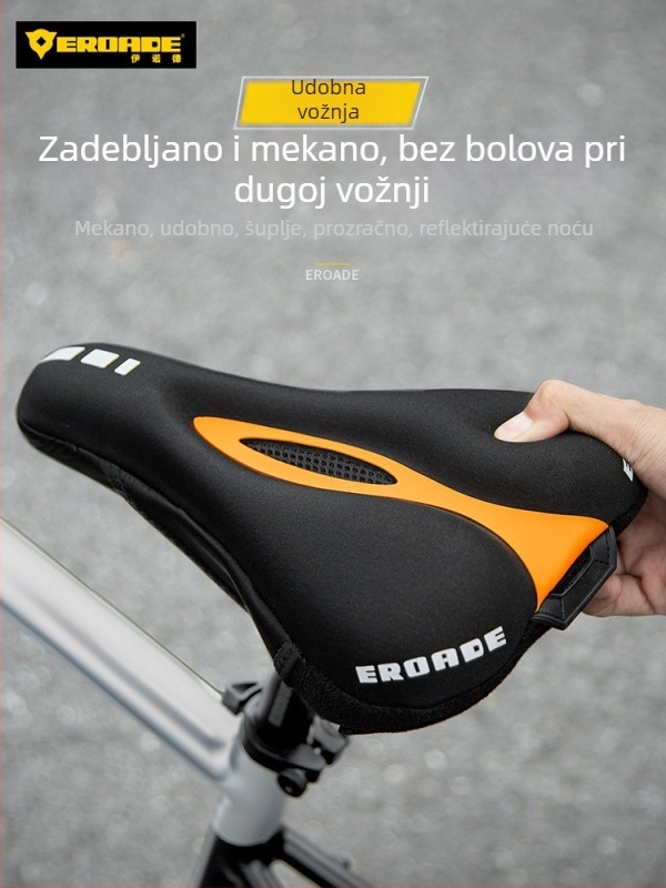 EROADE navlaka za sjedište bicikla za planinski bicikl – super mekan silikon, deblji sloj