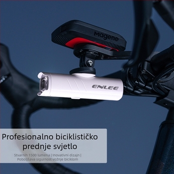 Prednja svjetiljka za noćnu vožnju biciklom, MTB i cestovni bicikl, dugotrajna i vodootporna