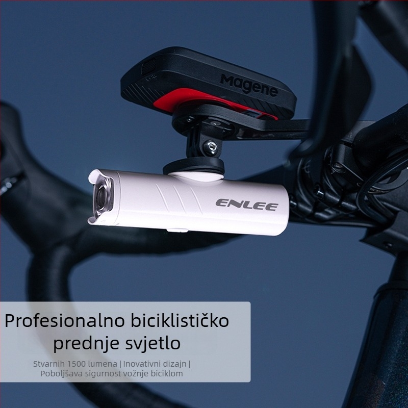Prednja svjetiljka za noćnu vožnju biciklom, MTB i cestovni bicikl, dugotrajna i vodootporna