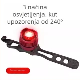 Stalna prednja svjetiljka za bicikl za noćnu vožnju, ultra jaka LED svjetiljka sa solarnim punjenjem, za planinske i cestovne bicikle