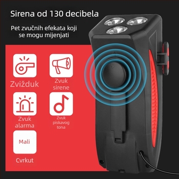 Prednje svjetlo za bicikl s držačem za telefon i zvonom, noćno osvjetljenje, fiksni nosač, biciklistički dodaci