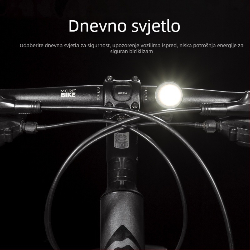 Zadnja svjetiljka za bicikl s pametnim senzorom kočenja, za planinske i cestovne bicikle, dugotrajna baterija, oprema za vožnju