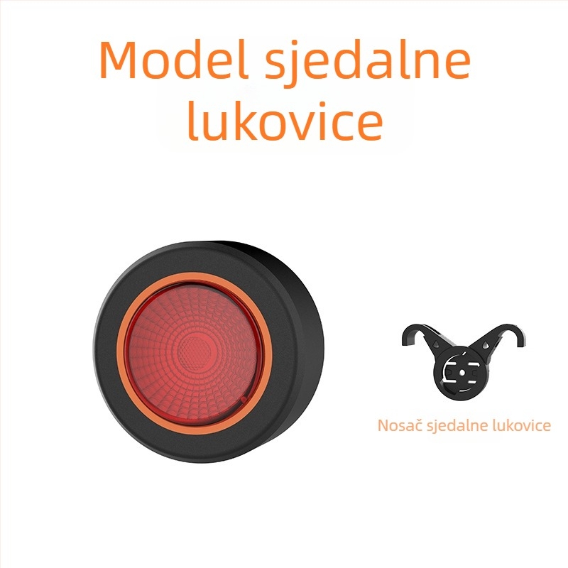 Zadnja svjetiljka za bicikl s pametnim senzorom kočenja, za planinske i cestovne bicikle, dugotrajna baterija, oprema za vožnju