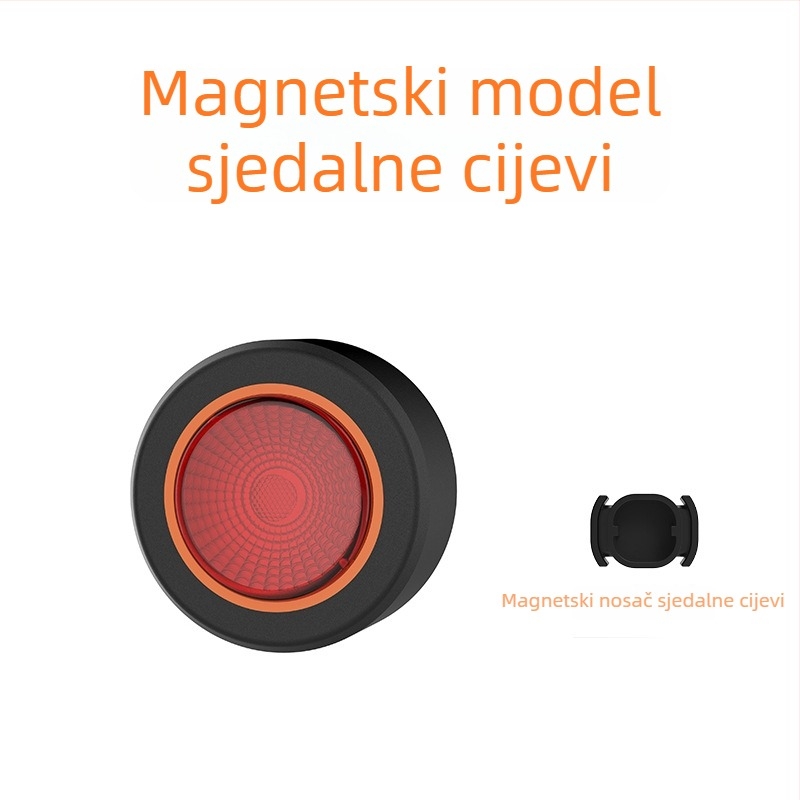 Zadnja svjetiljka za bicikl s pametnim senzorom kočenja, za planinske i cestovne bicikle, dugotrajna baterija, oprema za vožnju