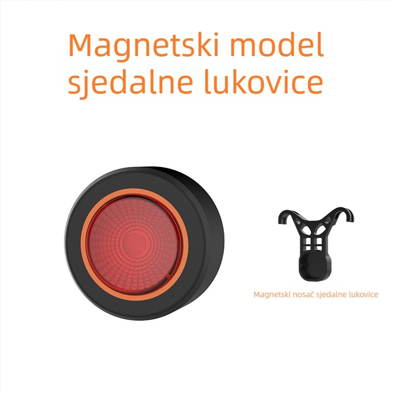 Zadnja svjetiljka za bicikl s pametnim senzorom kočenja, za planinske i cestovne bicikle, dugotrajna baterija, oprema za vožnju