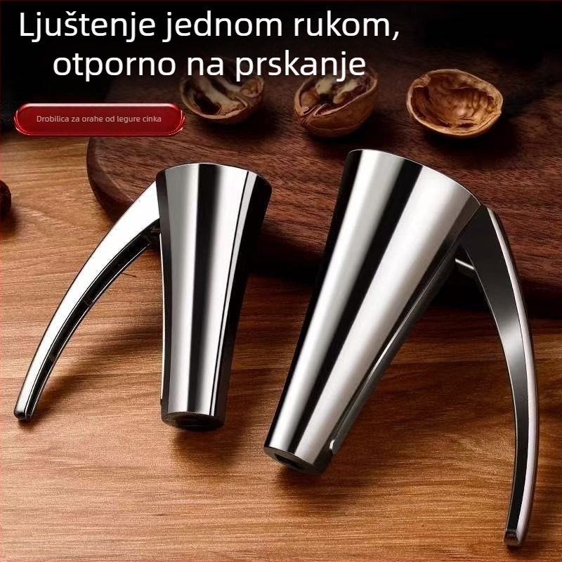 Višenamjenski otvarač za orašaste plodove s klipom za orahe i lijevkastim dizajnom – alat za ljuštenje