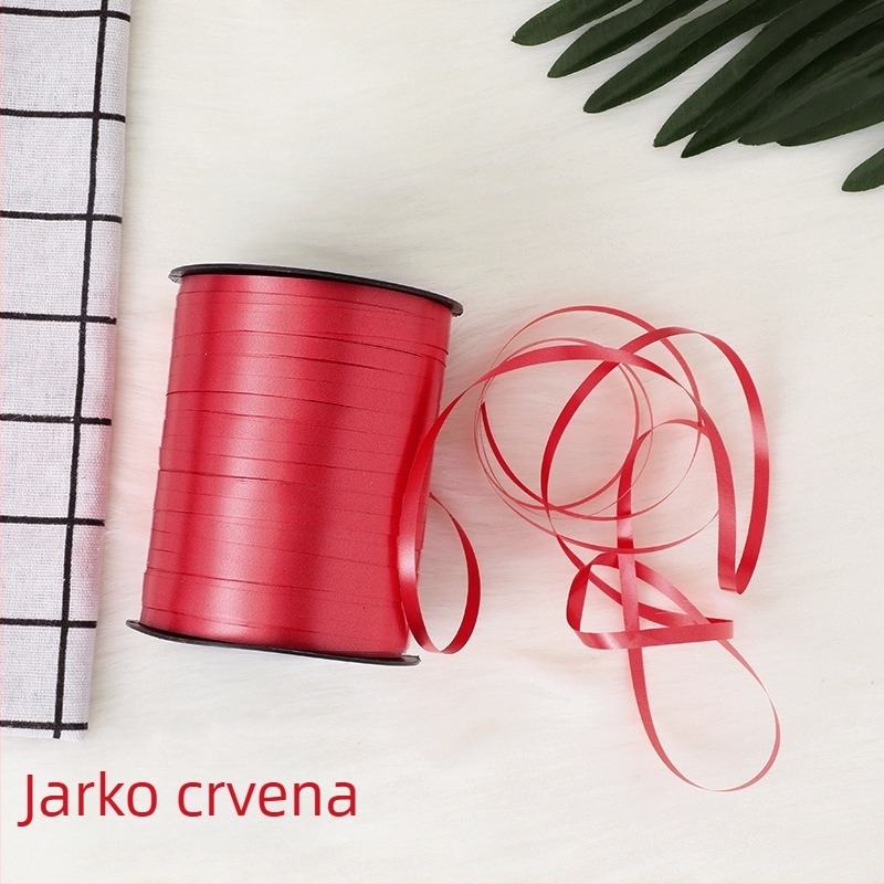 Trake za helium balone – jednobojne vrpce za vezanje balona, višebojna kolekcija